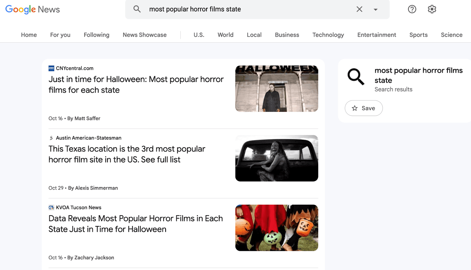 Advanced Google News